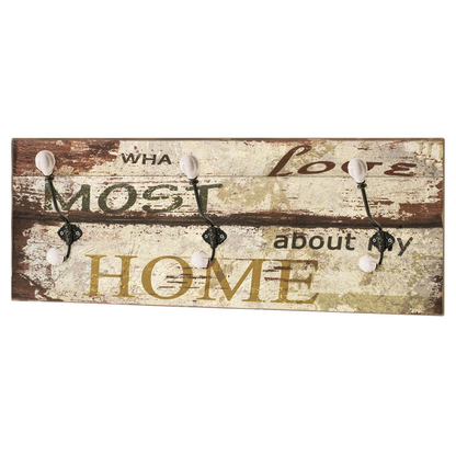 Artikelbild 24 für HAKU Möbel Wandgarderobe 42903 Motiv Holz 6 Haken 60,0 x 20,0 cm, Artikelnummer 552632