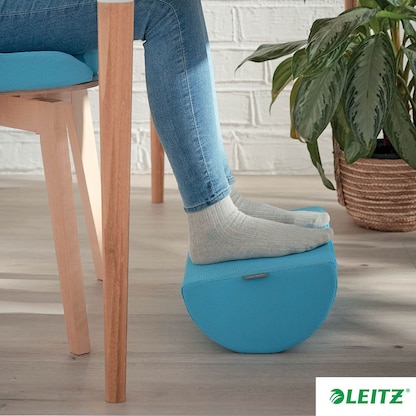 Artikelbild 4 für LEITZ Fußstütze Ergo Cosy blau Stoff, Artikelnummer 794004
