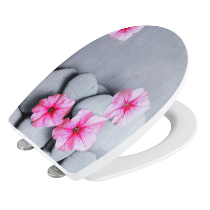 Artikelbild für WENKO WC-Sitz mit Absenkautomatik Pretty grau, rosa, Artikelnummer 814861