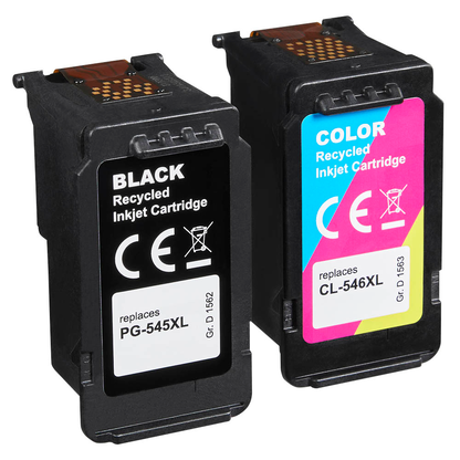 Artikelbild 3 für office discount schwarz, color Druckköpfe kompatibel zu Canon PG-545XL + CL-546XL, 2er-Set, Artikelnummer 919302