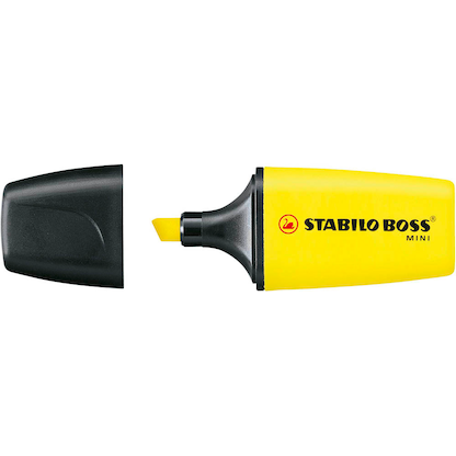 Artikelbild 2 für STABILO BOSS MINI Textmarker farbsortiert, 3 St., Artikelnummer 416828