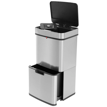 Artikelbild 16 für Hailo Öko Vario XL Mülleimer 50,0 l silber, schwarz, Artikelnummer 458579