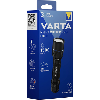 Artikelbild 3 für VARTA Night Cutter Pro F30R LED Taschenlampe schwarz 16,9 cm, 1500 Lumen, Artikelnummer 621629