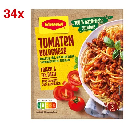Artikelbild 15 für Maggi® Tomaten-Bolognese-Sauce 34x 3 Portionen, Artikelnummer 612487
