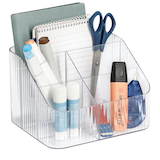 Artikelbild 1 für Zeller Schreibtisch-Organizer transparent Kunststoff 5 Fächer 14,8 x 18,0 x 12,0 cm, Artikelnummer 685237