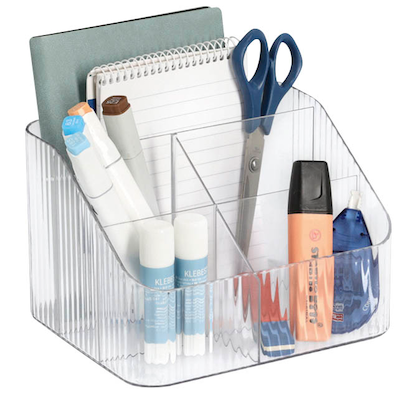 Artikelbild 14 für Zeller Schreibtisch-Organizer transparent Kunststoff 5 Fächer 14,8 x 18,0 x 12,0 cm, Artikelnummer 685237