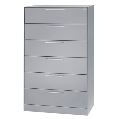 Artikelbild 4 für CP C 3000 Asisto Karteischrank silber 6 Schubladen 80,0 x 43,5 x 131,0 cm, Artikelnummer 415836