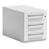 Artikelbild 1 für BISLEY Note Rollcontainer verkehrsweiß 3 Auszüge 42,0 x 77,5 x 49,5 cm, Artikelnummer 453098