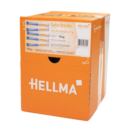 Artikelbild 4 für HELLMA Salzsticks Jodsalz, 750x 1,0 g, Artikelnummer 781421