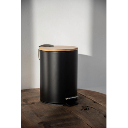 Artikelbild 2 für WENKO Tortona Kosmetikeimer 3,0 l schwarz, 1 St., Artikelnummer 807071