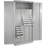 Artikelbild 1 für ADB Schubladenschrank lichtgrau 80,0 x 41,0 x 179,0 cm, Artikelnummer 892663