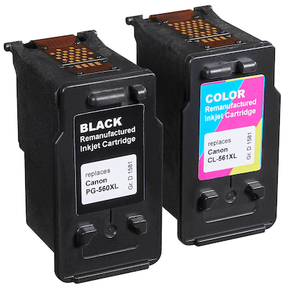 Artikelbild 3 für office discount schwarz, color Druckerpatronen kompatibel zu Canon PG560XL/CL561XL, 2er-Set, Artikelnummer 919312