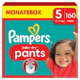 Artikelbild 1 für Pampers® Windeln baby-dry™ Monatsbox Größe Gr.5 (12-17 kg) für Babys und Kleinkinder, 160 St., Artikelnummer 272718