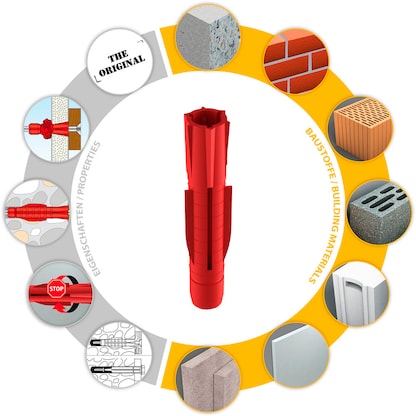 Artikelbild 3 für TOX TRI 5/31 010100021 Universaldübel Ø 5 mm x 31 mm, 100 St., Artikelnummer 559579