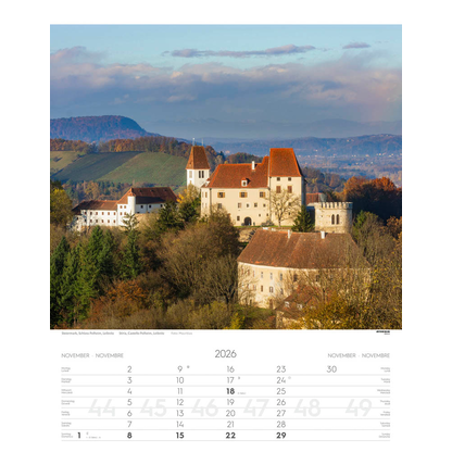 Artikelbild 12 für ATHESIA TAPPEINER Monats-Wandkalender Österreich 2026, Artikelnummer 554141