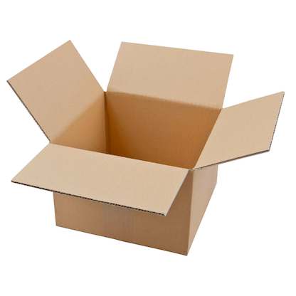 Artikelbild für 20 Nestler Wellpapp-Faltkartons 1-wellig braun 23,5 x 23,5 x 16,7 cm Außenmaß, Artikelnummer 690164