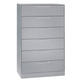 Artikelbild 1 für CP C 3000 Asisto Karteischrank silber 6 Schubladen 80,0 x 43,5 x 131,0 cm, Artikelnummer 415836