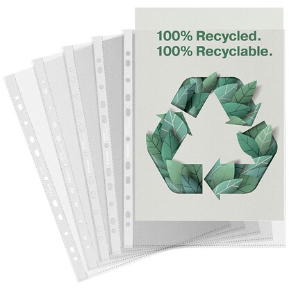 Artikelbild 5 für 100 Esselte Prospekthüllen DIN A4 transparent genarbt 0,07 mm, Artikelnummer 304487