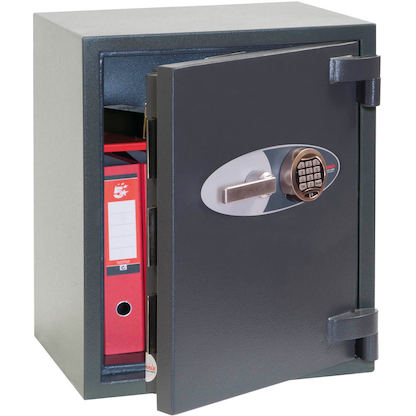 Artikelbild für phoenix Tresor Mercury Sicherheitsstufe 2 nach EN 1143-1 mit Feuerschutz graphitgrau 52,0 x 50,0 x 65,0 cm, Artikelnummer 845002