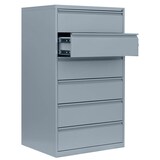 Artikelbild 1 für LÜLLMANN Karteischrank lichtgrau 76,0 x 62,0 x 132,0 cm, Artikelnummer 183776