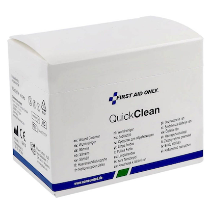 Artikelbild 2 für FIRST AID ONLY® Wundreinigungstücher Quick Clean P-44029 00 weiß 20,0 x 12,5 cm, 1 St., Artikelnummer 314209