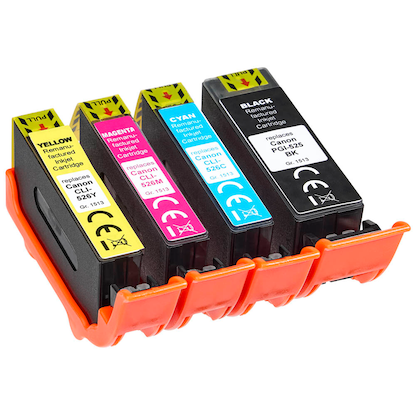 Artikelbild 3 für office discount schwarz, cyan, magenta, gelb Druckerpatronen kompatibel zu Canon PGI525PGBK, CLI526C/M/Y, 4er-Set, Artikelnummer 576979