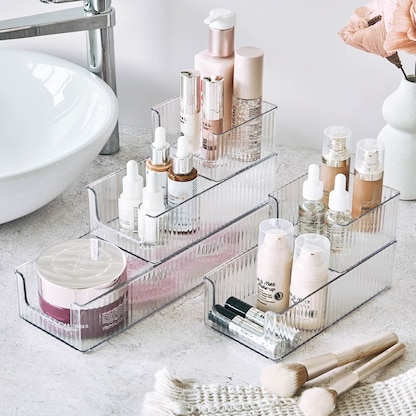 Artikelbild 4 für Zeller Schreibtisch-Organizer 3tlg-Set transparent Kunststoff 10,0 x 30,0 x 5,0 cm, Artikelnummer 685358