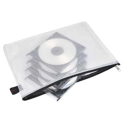 Artikelbild für FolderSys Reißverschlussbeutel transparent/schwarz 0,15 mm, 1 St., Artikelnummer 641829