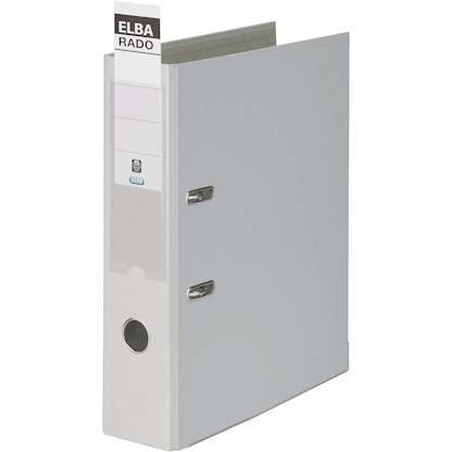 Artikelbild 5 für ELBA rado plast Ordner grau Kunststoff 8,0 cm DIN A4, Artikelnummer 256982