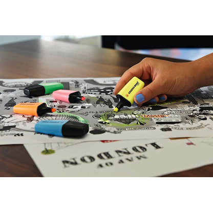 Artikelbild 8 für STABILO BOSS MINI Textmarker farbsortiert, 3 St., Artikelnummer 416828