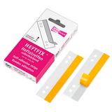 Artikelbild 1 für 50 VELOFLEX Heftstreifen, selbstklebend HEFTFIX® 50er transparent Kunststoff, Artikelnummer 494591