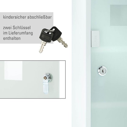 Artikelbild 4 für FIRST AID ONLY® Medizinschrank ohne Füllung weiß, Artikelnummer 503142