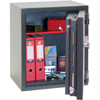 Artikelbild 3 für phoenix Tresor Mercury Sicherheitsstufe 2 nach EN 1143-1 mit Feuerschutz graphitgrau 52,0 x 50,0 x 65,0 cm, Artikelnummer 845002