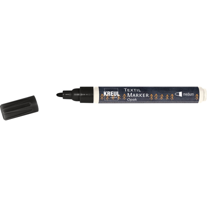 Artikelbild 21 für KREUL Opak Medium Textilmarker schwarz 2,0 - 4,0 mm, 1 St., Artikelnummer 115099