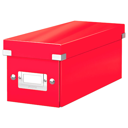 Artikelbild für AKTION: LEITZ CD-/DVD-Box Click & Store rot, 1 St. mit Prämie nach Registrierung, Artikelnummer 235216