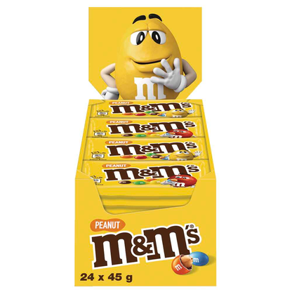Artikelbild 4 für m&m's PEANUT Schokobonbons 24x 45,0 g, Artikelnummer 397513
