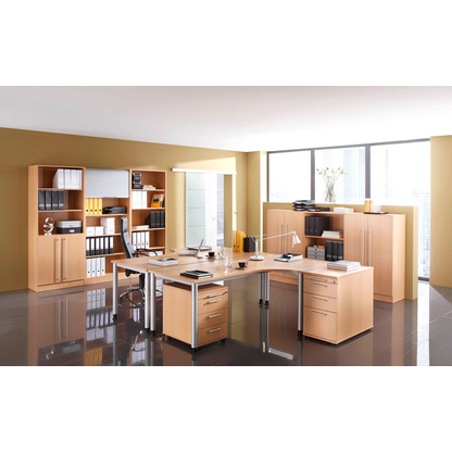 Artikelbild 5 für HAMMERBACHER Regalschrank Orbis, V7600/6/6/RE buche 40,6 x 42,0 x 200,4 cm, Artikelnummer 763359