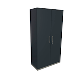 Artikelbild 1 für fm Aktenschrank Oldenburg, 4260649682166 lavagrau 4 Fachböden 100,0 x 44,2 x 186,9 cm, Artikelnummer 406262