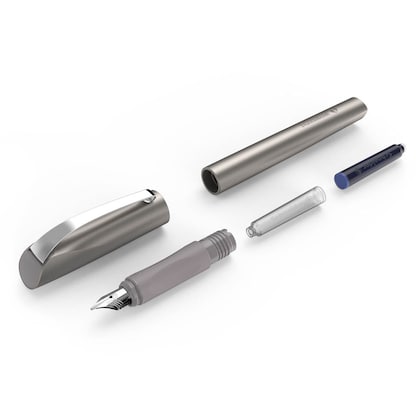 Artikelbild 3 für Schneider Ceod Shiny Patronenfüller grau-metallic M (mittel), Artikelnummer 744601