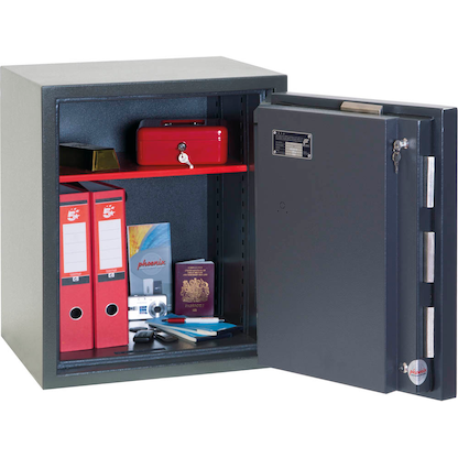 Artikelbild 4 für phoenix Tresor Mercury Sicherheitsstufe 2 nach EN 1143-1 mit Feuerschutz graphitgrau 52,0 x 50,0 x 65,0 cm, Artikelnummer 845002