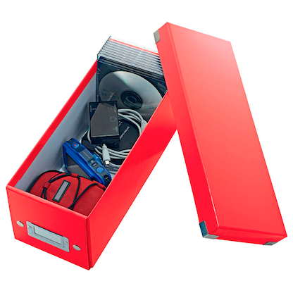 Artikelbild 2 für AKTION: LEITZ CD-/DVD-Box Click & Store rot, 1 St. mit Prämie nach Registrierung, Artikelnummer 235216