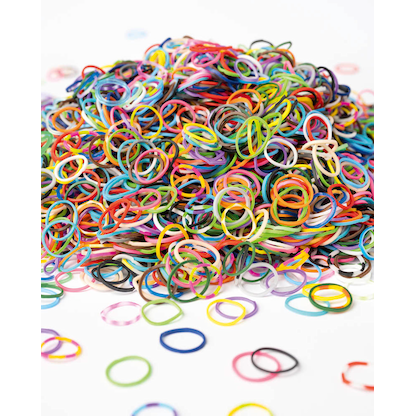 Artikelbild 2 für folia Gummifaden Rubber Loops mehrfarbig 5.700 St., Artikelnummer 693117