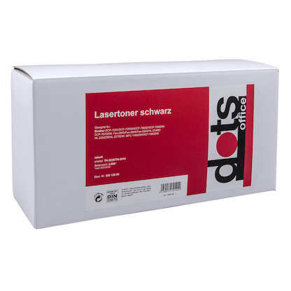 Artikelbild 2 für dots schwarz Toner kompatibel zu brother TN-2220/TN-2010/TN-2210, Artikelnummer 536128