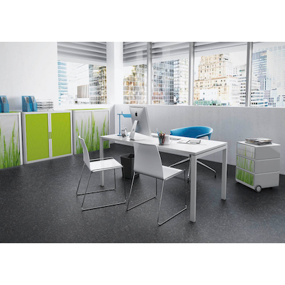 Artikelbild 2 für PAPERFLOW easyOffice Rollladenschrank Gras ohne Fachböden 110,0 x 41,5 x 104,0 cm, Artikelnummer 136825