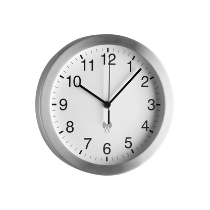 Artikelbild 13 für TFA® Funkwanduhr 98.1091 weiß silber Aluminium, Ø 25,0 cm, Artikelnummer 887450