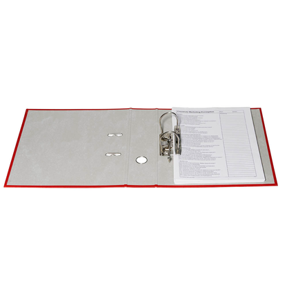 Artikelbild 4 für office discount Ordner rot Kunststoff 7,5 cm DIN A4, Artikelnummer 415059