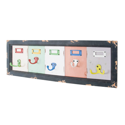 Artikelbild 2 für HAKU Möbel Wandgarderobe 28949 bunt Holz 4 Haken 66,0 x 21,0 cm, Artikelnummer 551992