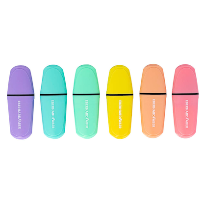 Artikelbild 2 für EBERHARD FABER pastell Mini Textmarker farbsortiert, 6 St., Artikelnummer 749533