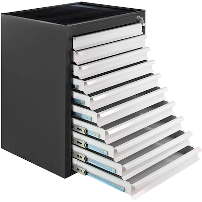 Artikelbild 3 für ADB MAMMUT MAXI Schubladenschrank lichtgrau, anthrazit 10 Schubladen 71,0 x 55,0 x 90,0 cm, Artikelnummer 892627