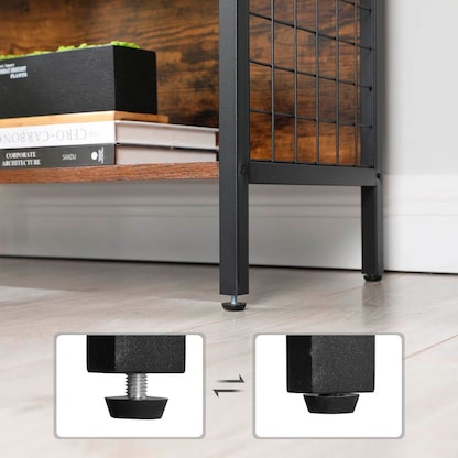 Artikelbild 10 für VASAGLE Bücherregal braun, schwarz 74,0 x 30,0 x 155,0 cm, Artikelnummer 290439